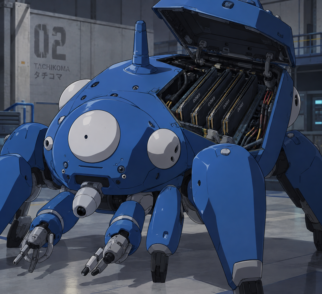 I Asked Claude to Write the Ghost in the Shell Episode About the Memory Famine